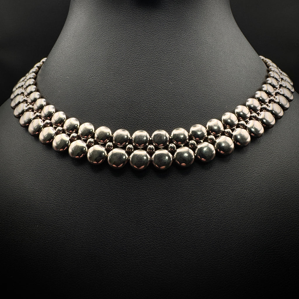 Cartier 1990s "Double Face" Bicolor Yellow & White Gold Necklace