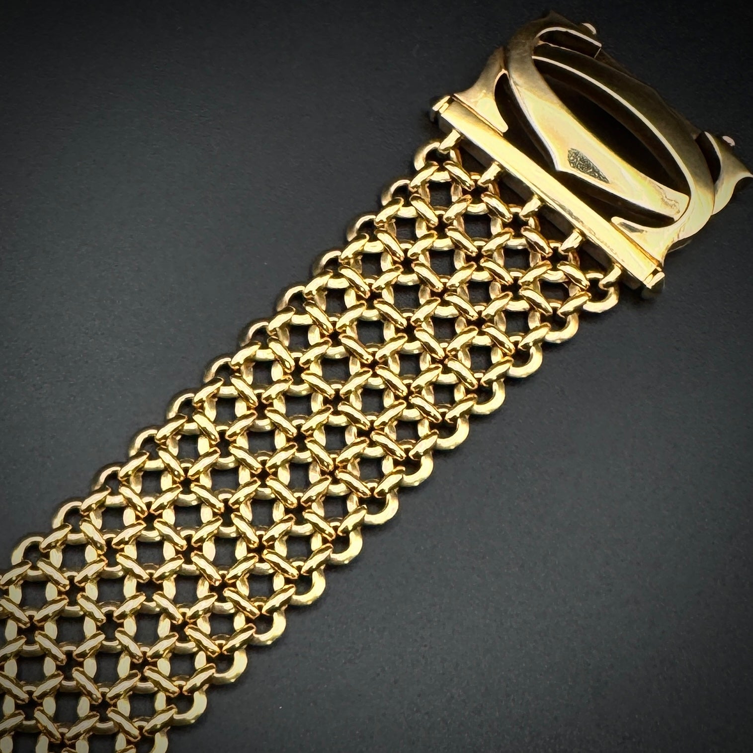 Cartier 1980s "Penelope" 5-Row Gold Bracelet