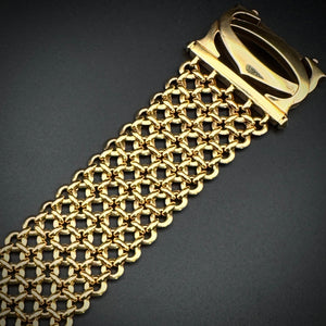 Cartier 1980s "Penelope" 5-Row Gold Bracelet