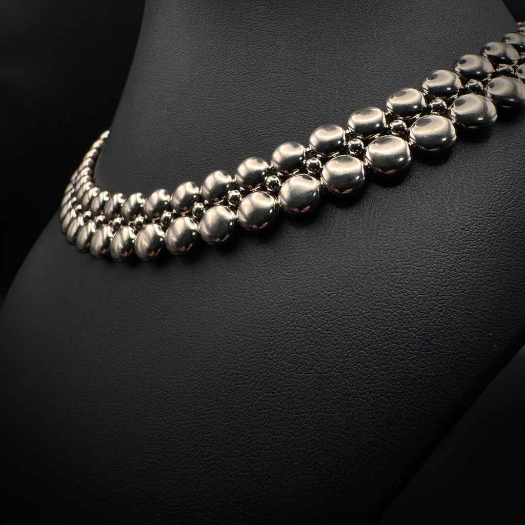 Cartier 1990s "Double Face" Bicolor Yellow & White Gold Necklace