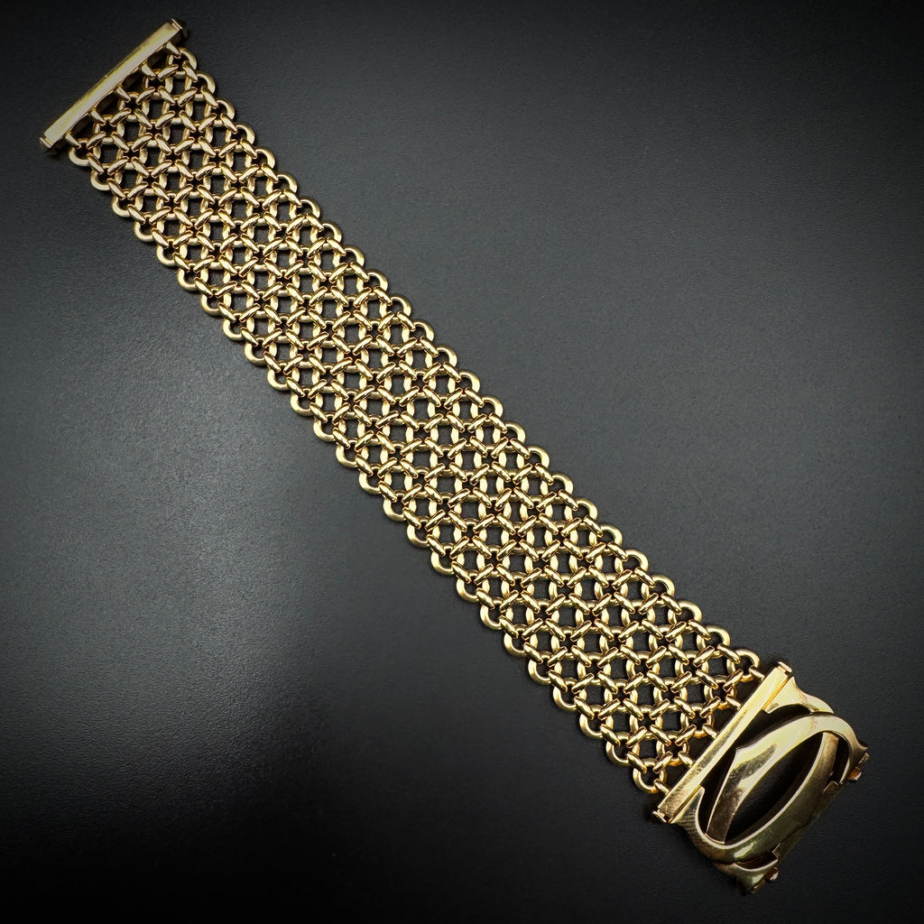 Cartier 1980s "Penelope" 5-Row Gold Bracelet