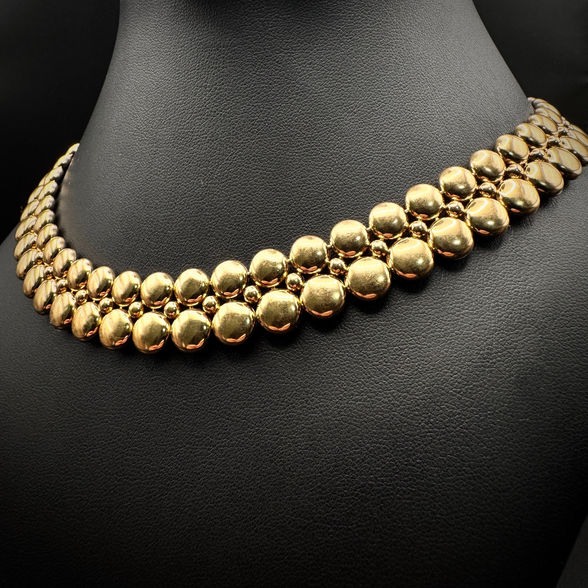 Cartier 1990s "Double Face" Bicolor Yellow & White Gold Necklace