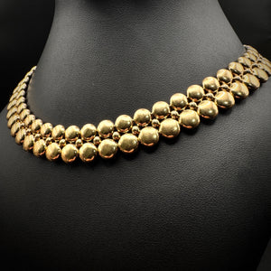 Cartier 1990s "Double Face" Bicolor Yellow & White Gold Necklace