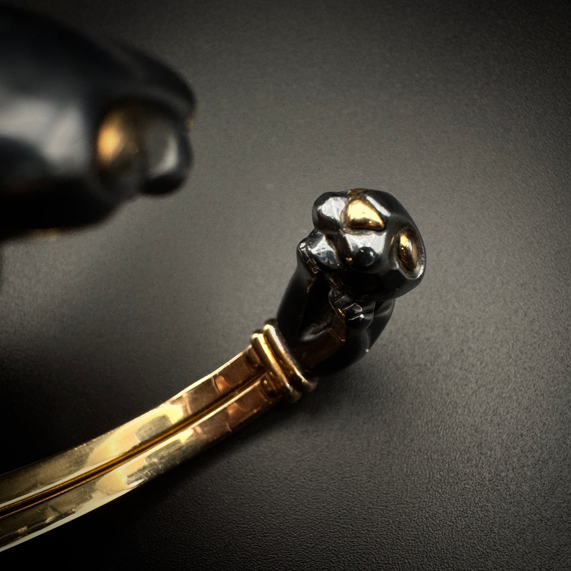 Cartier 1990s “Panthere“ Silverium & Gold Bangle