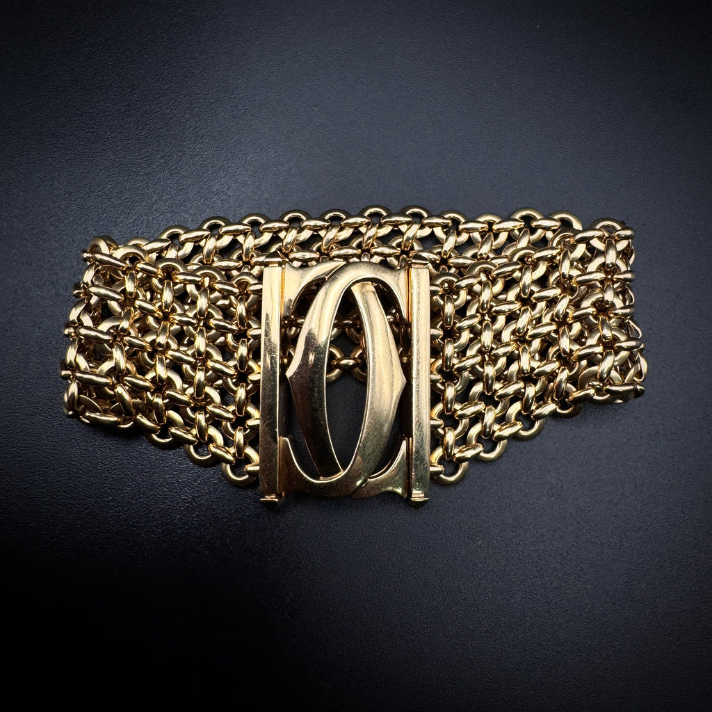 Cartier 1980s "Penelope" 5-Row Gold Bracelet