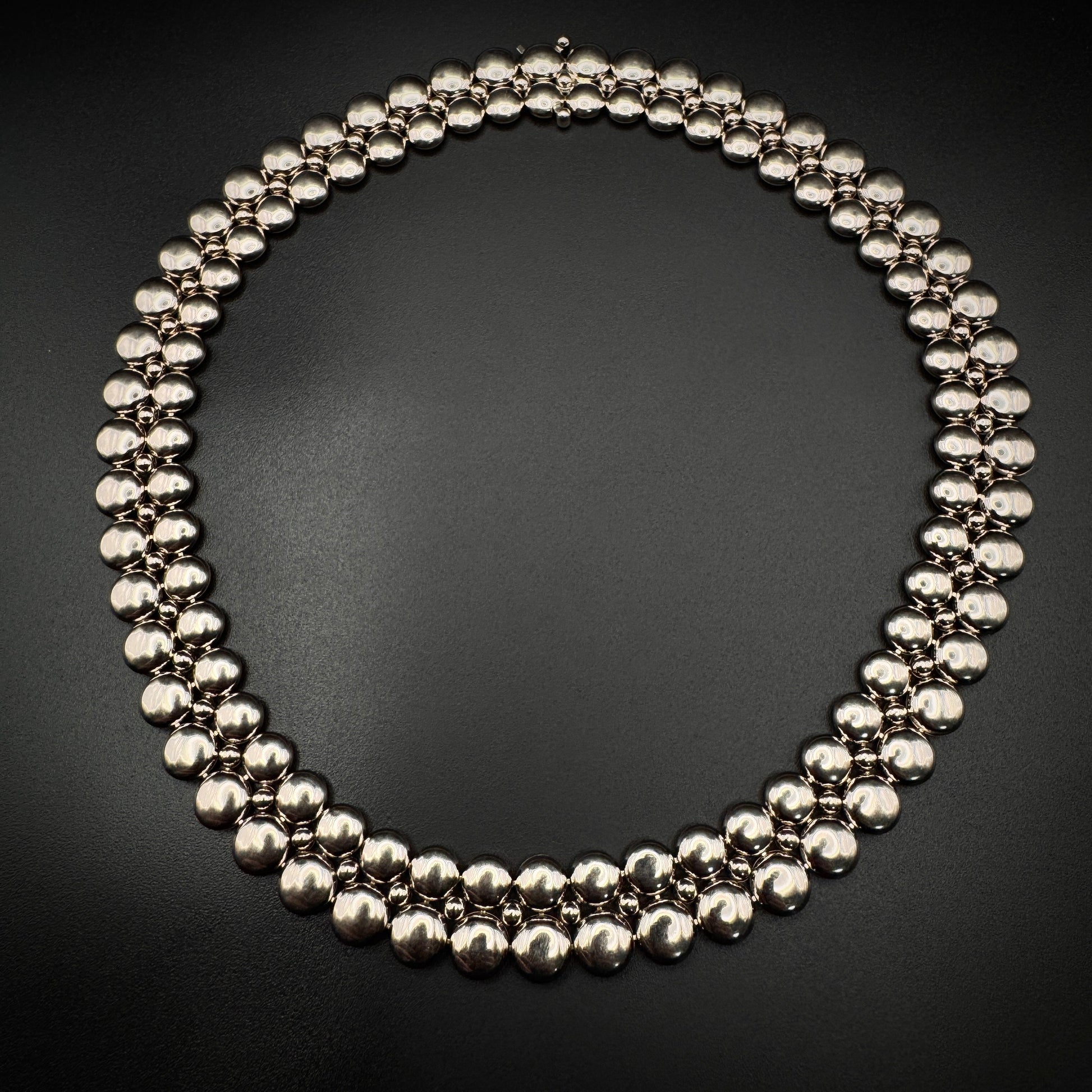 Cartier 1990s "Double Face" Bicolor Yellow & White Gold Necklace