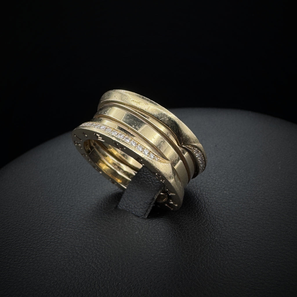 Bulgari B.Zero1 Ring Diamonds Gold Ring