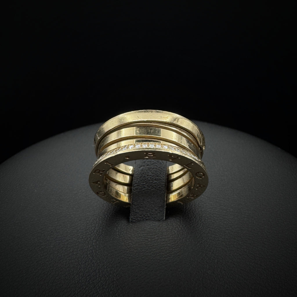 Bulgari B.Zero1 Ring Diamonds Gold Ring