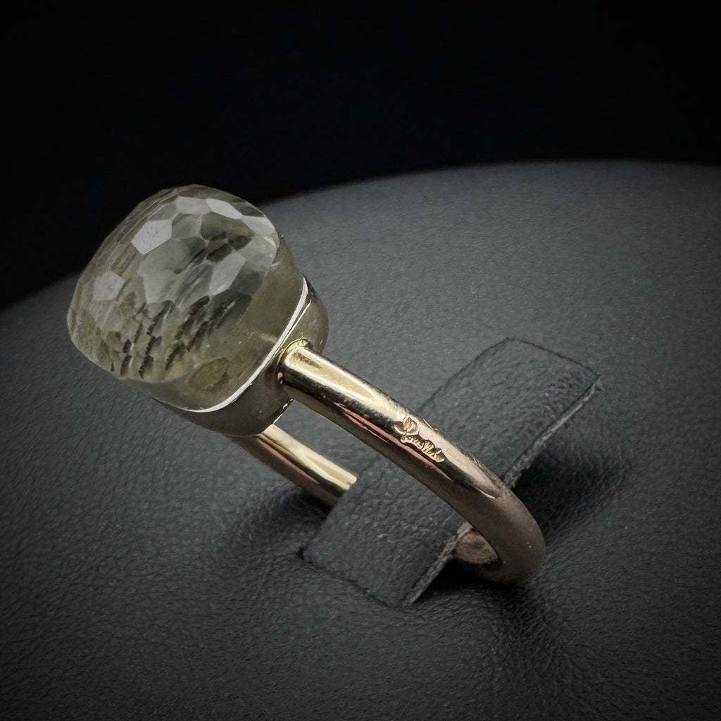 Pomellato "Nudo Classic" Prasiolith Gold Ring