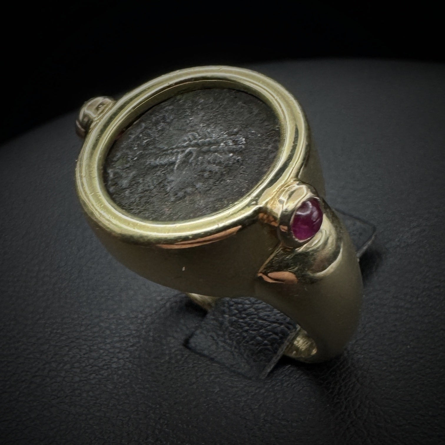 Bulgari "Monete" Coin & Ruby Ring
