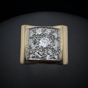 Retro Era Diamonds Gold Ring