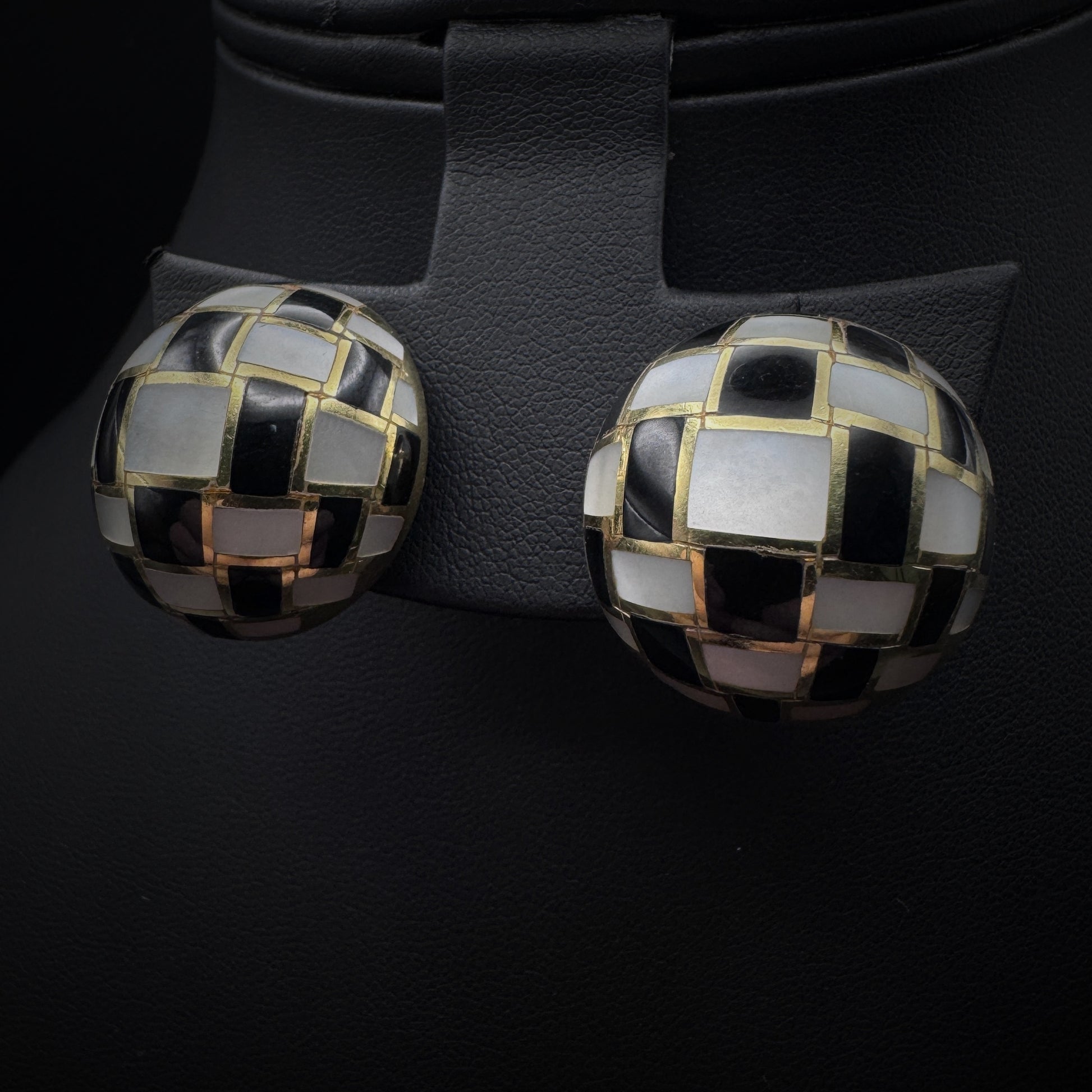 Tiffany & Co. by Angela Cummings Onyx & MOP Earclips