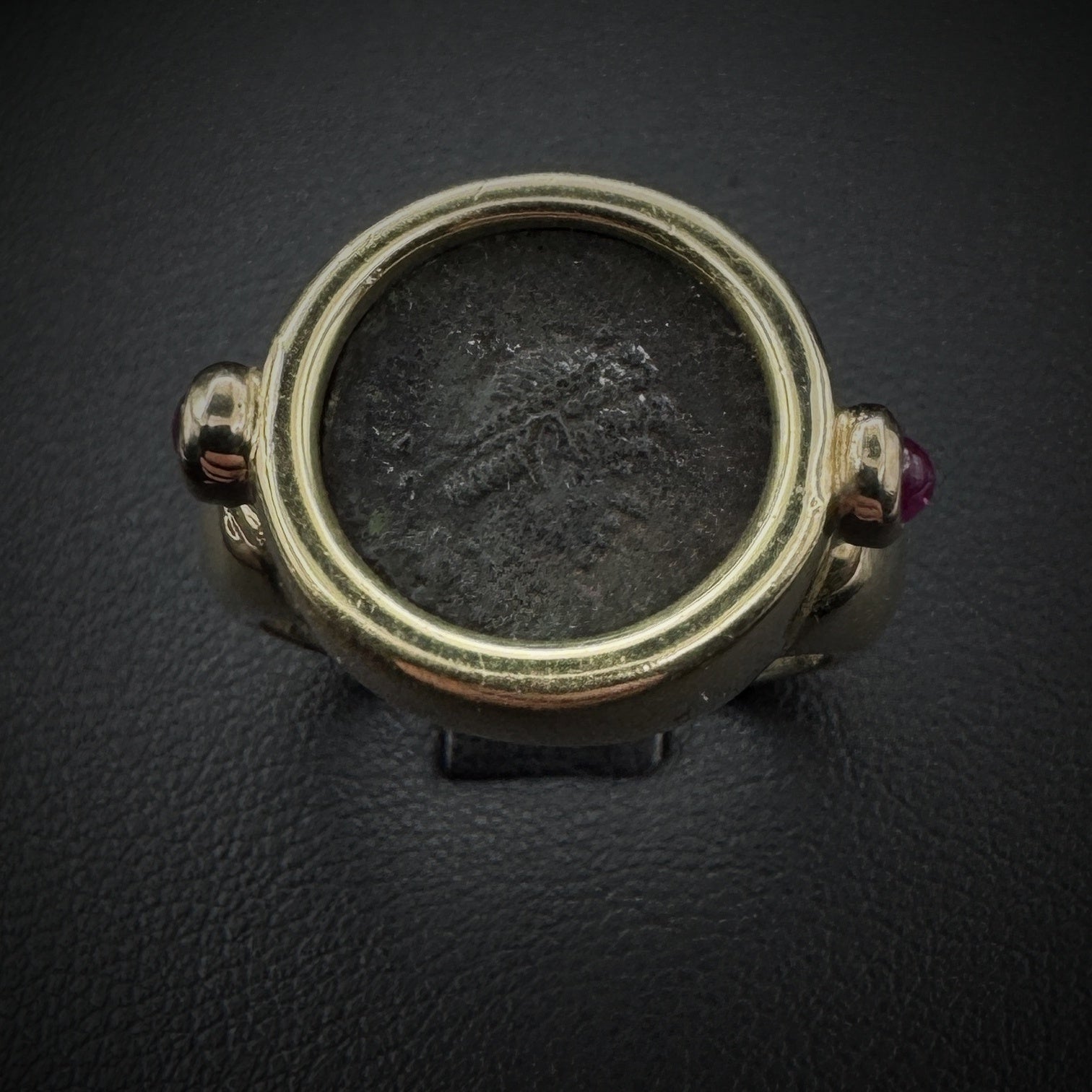 Bulgari "Monete" Coin & Ruby Ring