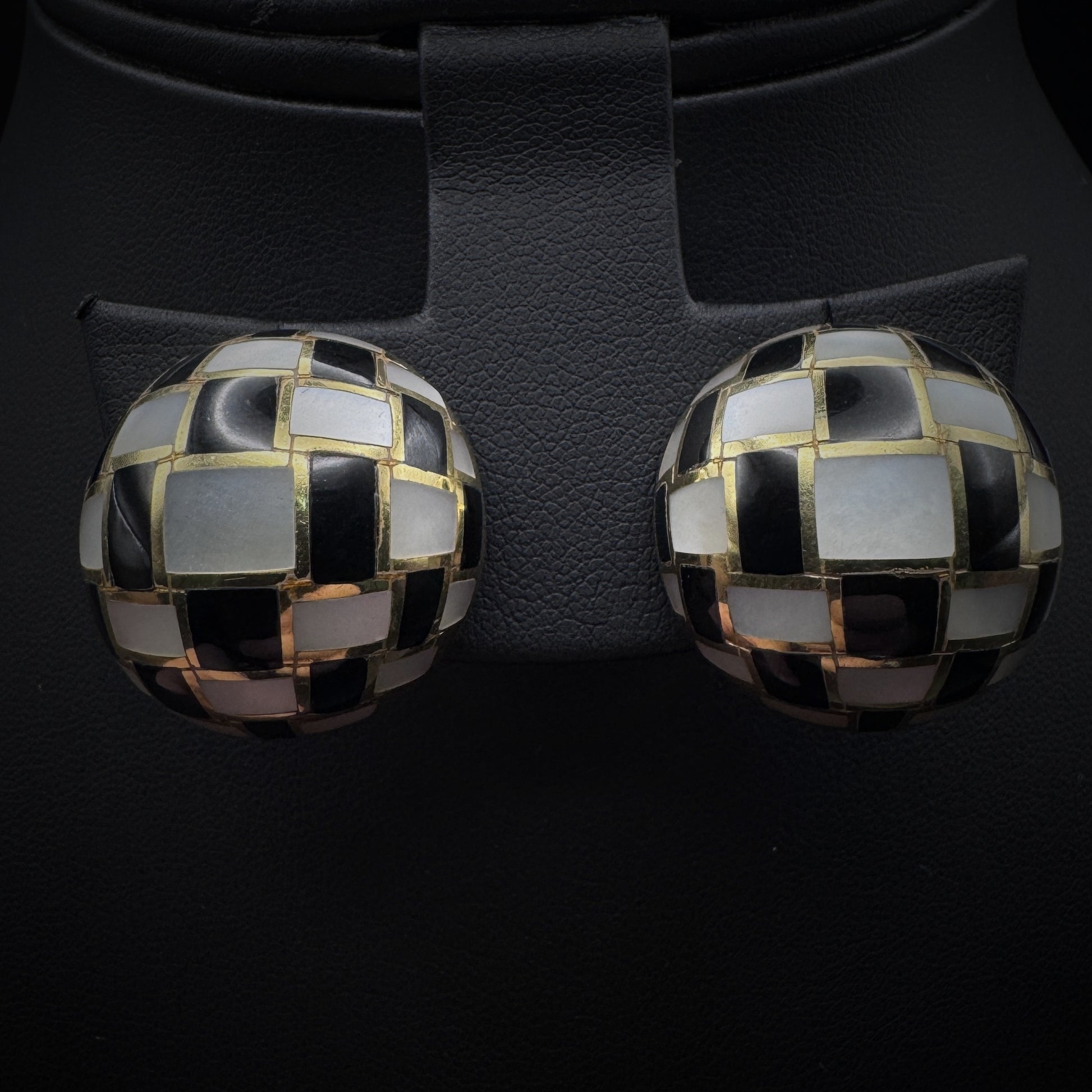 Tiffany & Co. by Angela Cummings Onyx & MOP Earclips