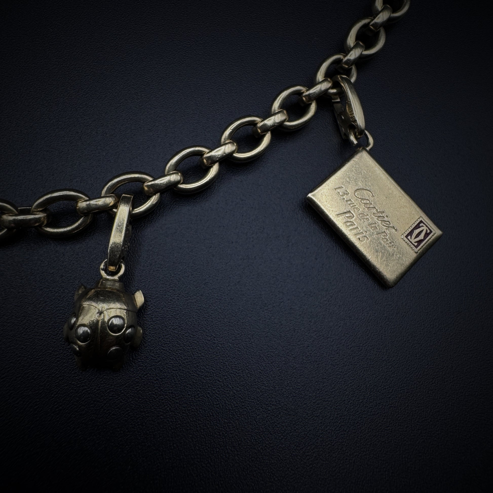 Cartier "Charms" Enamel Gold Bracelet