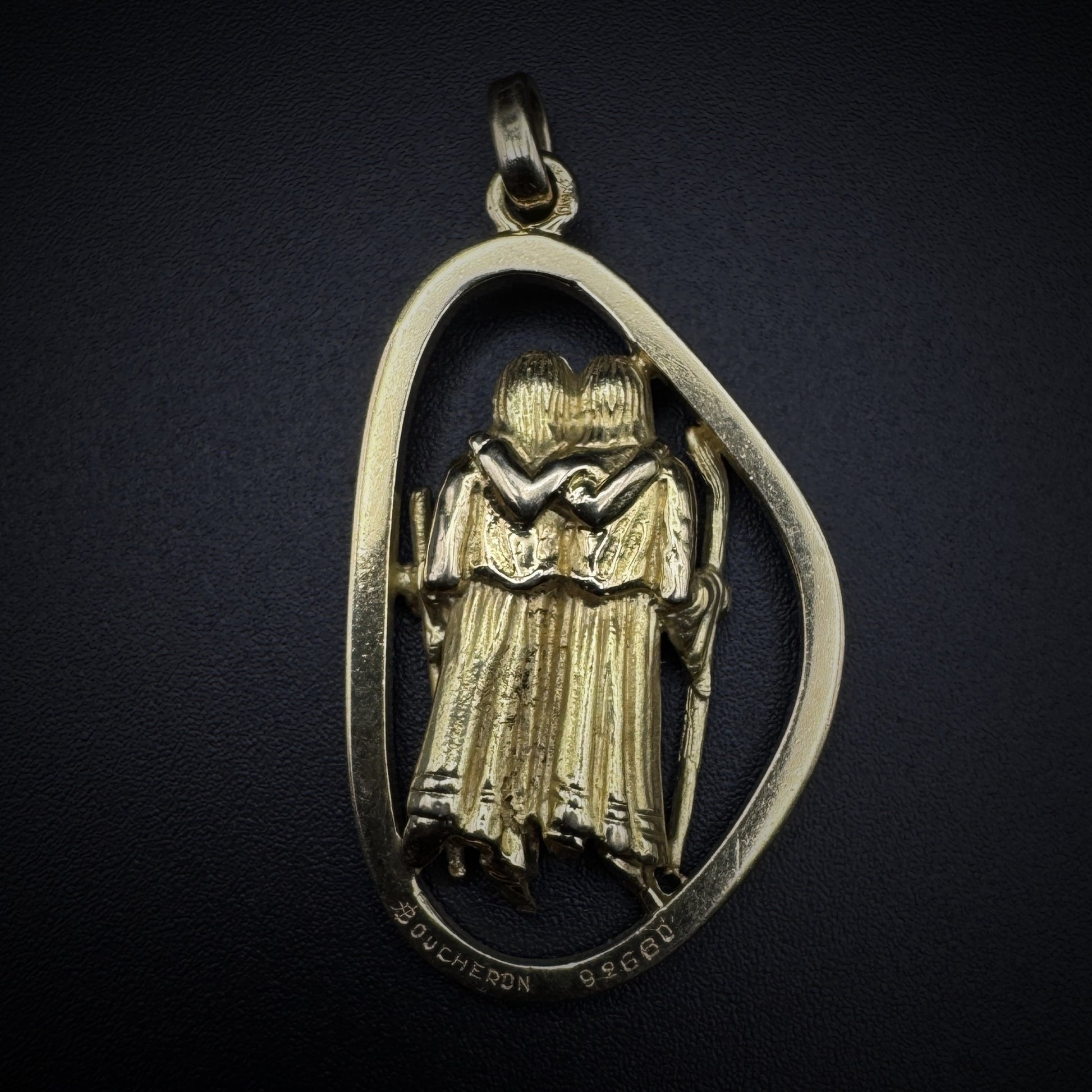 Boucheron "Zodiac Gemini" Gold Pendant