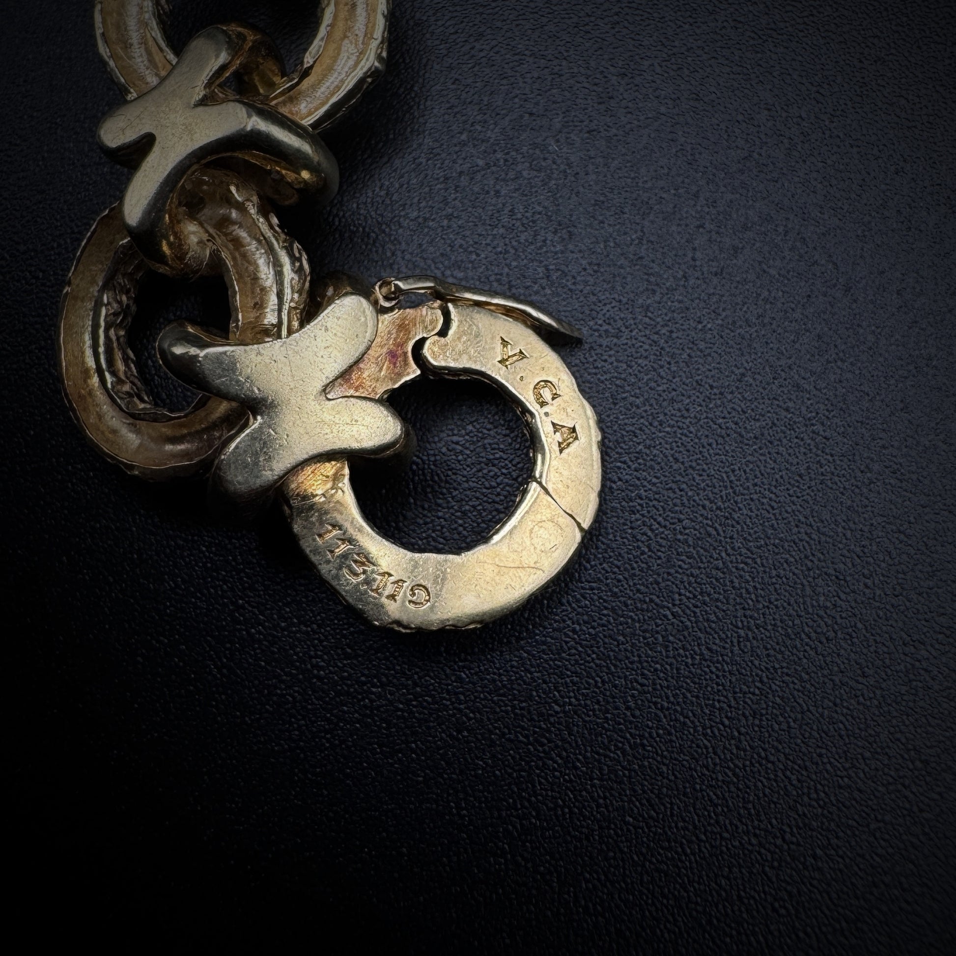 Van Cleef & Arpels 1960s "Circles" Link Gold Bracelet