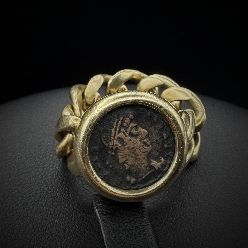 Bulgari "Monete Flex" Constantino Coin Ring
