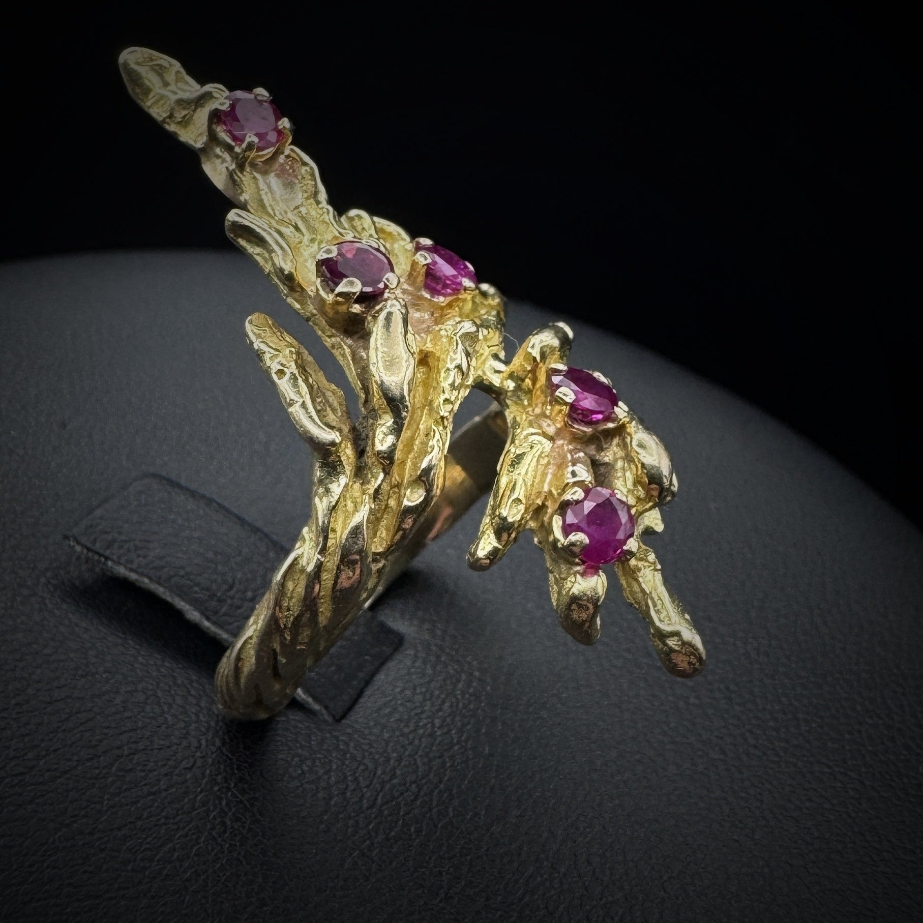 Chaumet 1970s "Spiral" Ruby Ring