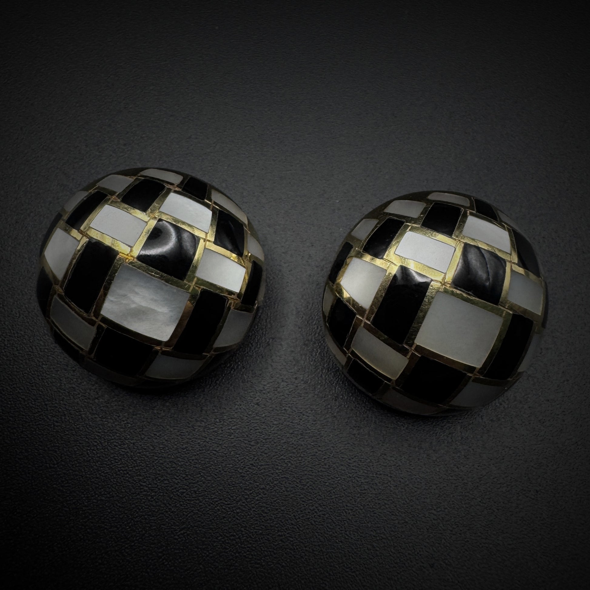 Tiffany & Co. by Angela Cummings Onyx & MOP Earclips