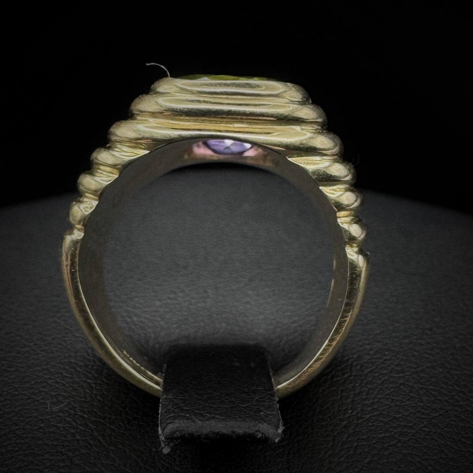 Bulgari "Doppio" Amethyst & Peridot Ring