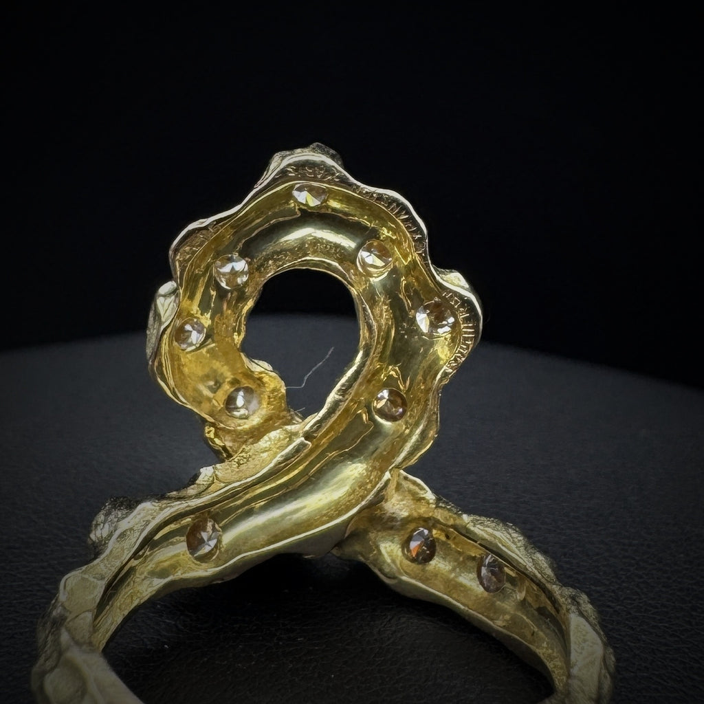 Boucheron 1970s "Circle" Diamonds Ring