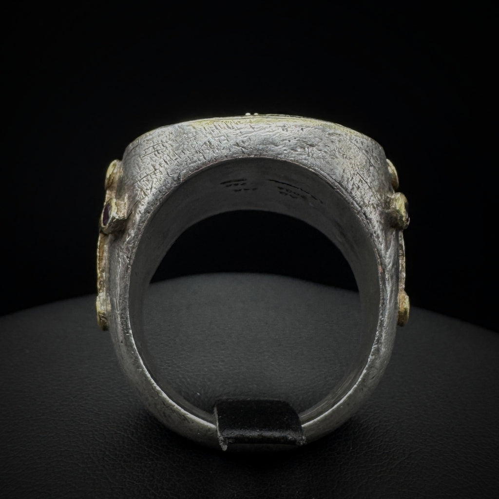 Sevan Bicakci "Tughra" 1. Gen Silver & Gold Ring